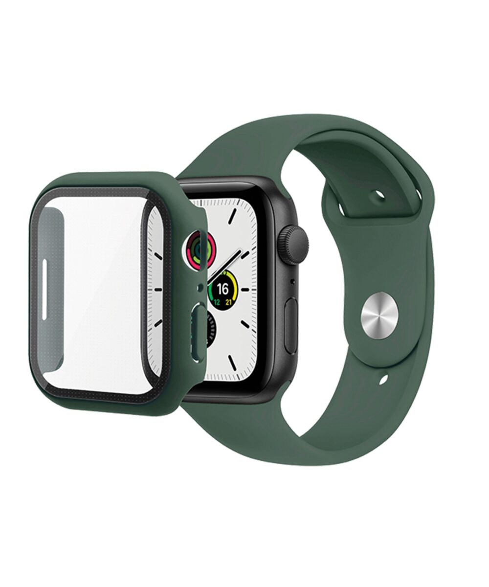 רצועה ומגן מסך SKECH לשעון APPLE WATCH 41MM ירוק